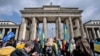 Митинг в поддержку Украины в Берлине