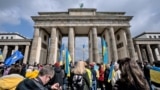 Митинг в поддержку Украины в Берлине