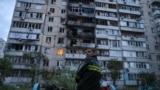 UKRAINE -- Massive drone attack on Kyiv, 24 May 2025